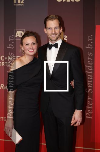 Utrecht 20 december 2023
Sportman / sportvrouw van jaar gala . Robert Meeuwsen met zijn partner Juliette