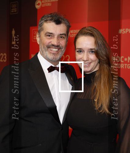 Utrecht 20 december 2023
Sportman / sportvrouw van jaar gala . Ron Berteling met zijn vrouw