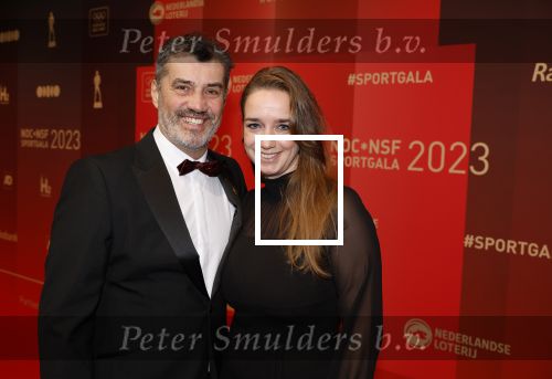 Utrecht 20 december 2023
Sportman / sportvrouw van jaar gala . Ron Berteling met zijn vrouw