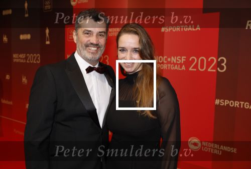 Utrecht 20 december 2023
Sportman / sportvrouw van jaar gala . Ron Berteling met zijn vrouw