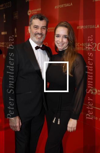 Utrecht 20 december 2023
Sportman / sportvrouw van jaar gala . Ron Berteling met zijn vrouw