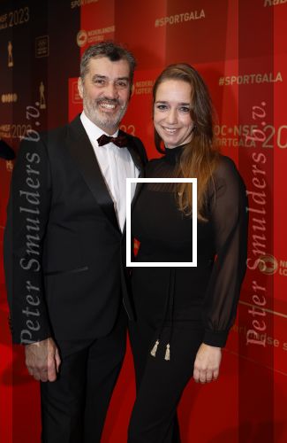 Utrecht 20 december 2023
Sportman / sportvrouw van jaar gala . Ron Berteling met zijn vrouw
