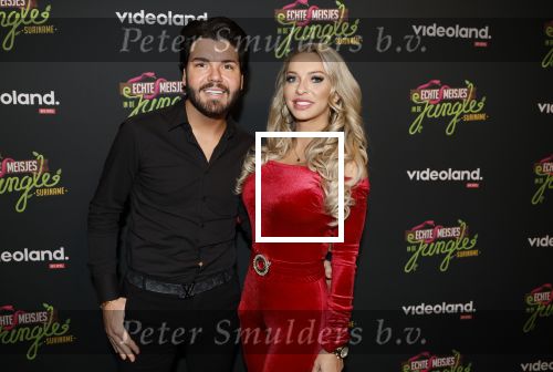 Hilversum 20 december 2023
Presentatie echte meisjes in de jungle bij RTL. Michell de vriendin van Roy Donders .