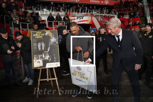 Eindhoven, 7 December 2023
Kompetitiewedstrijd PSV-SC Heerenveen, eindstand 2-0
Ruud Gullit bij de Walk of Fame