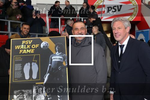 Eindhoven, 7 December 2023
Kompetitiewedstrijd PSV-SC Heerenveen, eindstand 2-0
Ruud Gullit bij de Walk of Fame