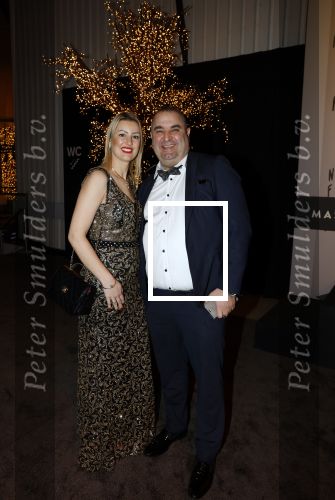 Amsterdam 9 december 2023
VIP dag van de luxury fair in de RAI. Salar Azimi met vrouw