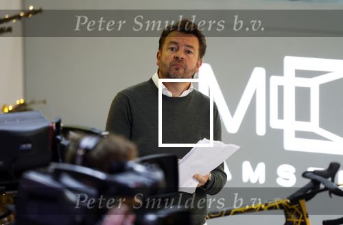 Amsterdam 21 december 2023
Presentatie nieuwe ploeg Visma Lease a Bike bij Move in Amsterdam. Pers chef Sander Kleikers