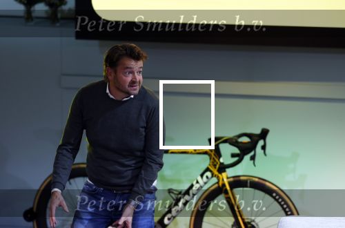 Amsterdam 21 december 2023
Presentatie nieuwe ploeg Visma Lease a Bike bij Move in Amsterdam. Pers chef Sander Kleikers