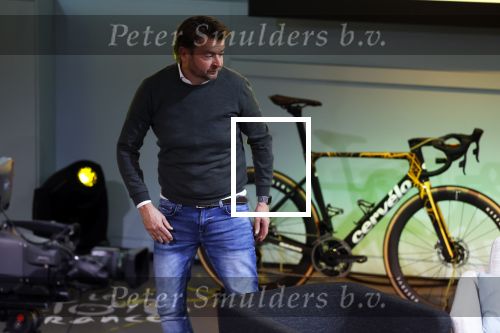 Amsterdam 21 december 2023
Presentatie nieuwe ploeg Visma Lease a Bike bij Move in Amsterdam. Pers chef Sander Kleikers