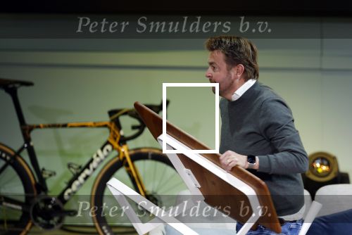 Amsterdam 21 december 2023
Presentatie nieuwe ploeg Visma Lease a Bike bij Move in Amsterdam. Pers chef Sander Kleikers