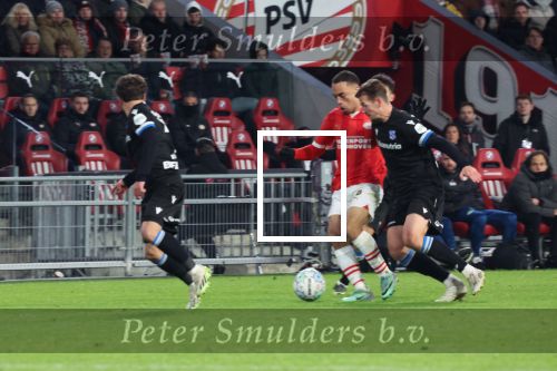 Eindhoven, 7 December 2023
Kompetitiewedstrijd PSV-SC Heerenveen, eindstand 2-0
Sergino Dest