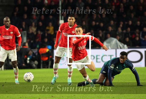Eindhoven, 12 December 2023
Voorronde Champions League Seizoen 2023-2024
PSV-Arsenal FC , eindstand 1-1
Sergino Dest