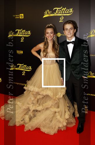 Amsterdam 12 december 2023
Premiere de tata\'s in Tuschinski. Sterre Koning en Sem v d Horst