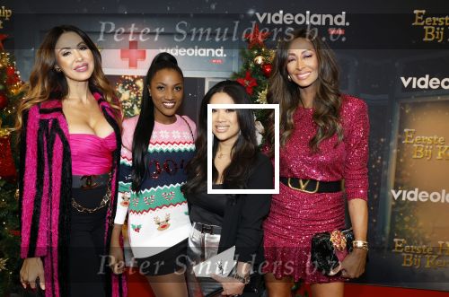 Amsterdam 6 december 2023
Premiere eerste hulp bij kerst  in Pathe Noord van Videoland. Tamara Elbaz Cherry-Ann Person  Kimmylien Nguyen en Maria Tailor