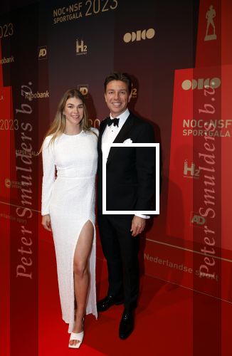 Utrecht 20 december 2023
Sportman / sportvrouw van jaar gala . Tess Wester met partner Mart Lieder