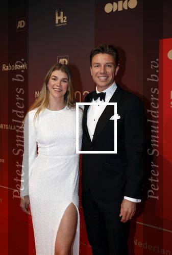 Utrecht 20 december 2023
Sportman / sportvrouw van jaar gala . Tess Wester met partner Mart Lieder