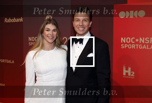 Utrecht 20 december 2023
Sportman / sportvrouw van jaar gala . Tess Wester met partner Mart Lieder