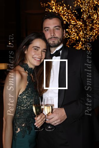 Amsterdam 9 december 2023
VIP dag van de luxury fair in de RAI. Thierry Baudet en zijn vrouw Davide Heijmans met vrienden