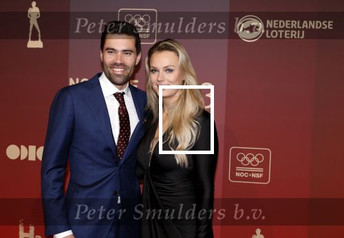 Utrecht 20 december 2023
Sportman / sportvrouw van jaar gala . Tom Dumoulin met nieuwe vriendin