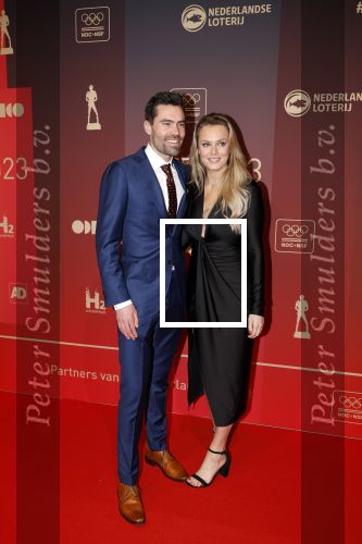 Utrecht 20 december 2023
Sportman / sportvrouw van jaar gala . Tom Dumoulin met nieuwe vriendin