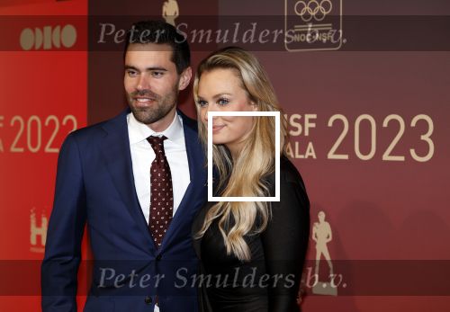 Utrecht 20 december 2023
Sportman / sportvrouw van jaar gala . Tom Dumoulin met nieuwe vriendin