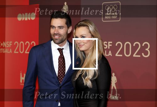 Utrecht 20 december 2023
Sportman / sportvrouw van jaar gala . Tom Dumoulin met nieuwe vriendin