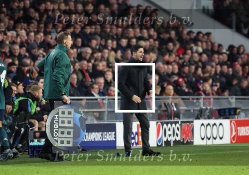 Eindhoven, 12 December 2023
Voorronde Champions League Seizoen 2023-2024
PSV-Arsenal FC , eindstand 1-1
Trainer Mikel Arteta Arsenal FC
