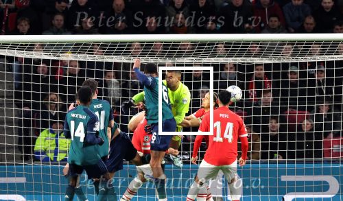 Eindhoven, 12 December 2023
Voorronde Champions League Seizoen 2023-2024
PSV-Arsenal FC , eindstand 1-1
Walter Benitez