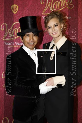 Amsterdam 8 december 2023
Premiere Wonka in Pathe Noord. Wibi Soerjadi met vriendin
