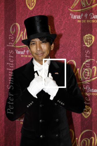 Amsterdam 8 december 2023
Premiere Wonka in Pathe Noord. Wibi Soerjadi met vriendin