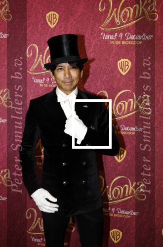 Amsterdam 8 december 2023
Premiere Wonka in Pathe Noord. Wibi Soerjadi met vriendin