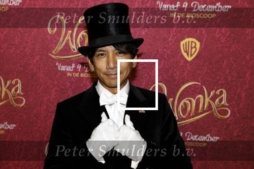 Amsterdam 8 december 2023
Premiere Wonka in Pathe Noord. Wibi Soerjadi met vriendin