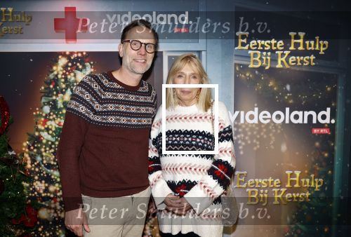 Amsterdam 6 december 2023
Premiere eerste hulp bij kerst  in Pathe Noord van Videoland. Will Koopman en Rogier Visser