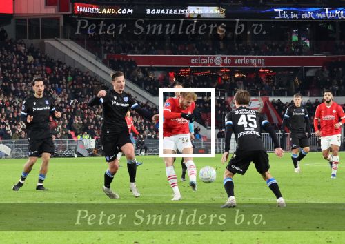 Eindhoven, 7 December 2023
Kompetitiewedstrijd PSV-SC Heerenveen, eindstand 2-0
Yorbe Vertessen