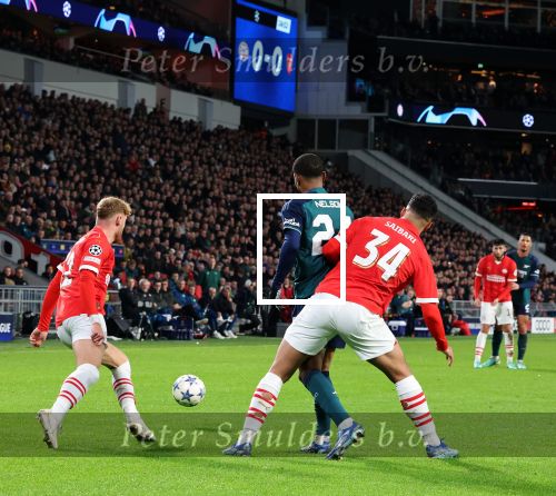 Eindhoven, 12 December 2023
Voorronde Champions League Seizoen 2023-2024
PSV-Arsenal FC , eindstand 1-1
Yorbe Vertessen