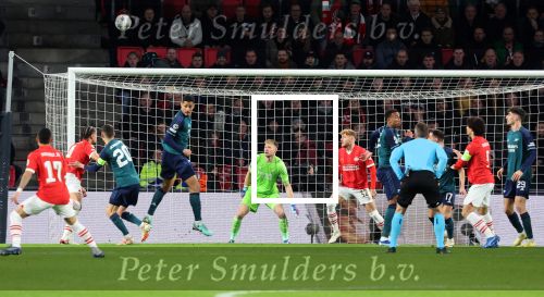 Eindhoven, 12 December 2023
Voorronde Champions League Seizoen 2023-2024
PSV-Arsenal FC , eindstand 1-1
Yorbe Vertessen