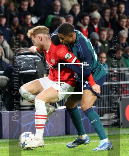 Eindhoven, 12 December 2023
Voorronde Champions League Seizoen 2023-2024
PSV-Arsenal FC , eindstand 1-1
Yorbe Vertessen