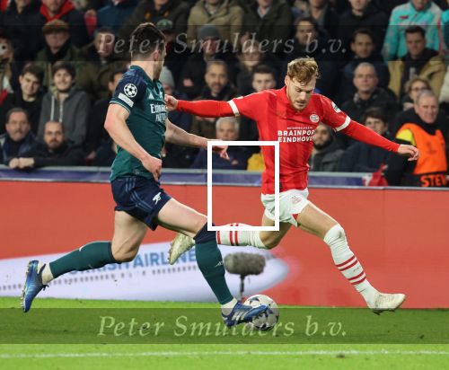 Eindhoven, 12 December 2023
Voorronde Champions League Seizoen 2023-2024
PSV-Arsenal FC , eindstand 1-1
Yorbe Vertessen