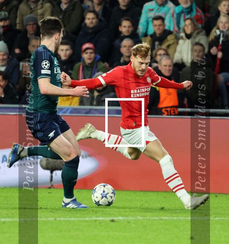 Eindhoven, 12 December 2023
Voorronde Champions League Seizoen 2023-2024
PSV-Arsenal FC , eindstand 1-1
Yorbe Vertessen