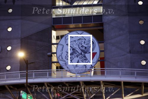 Amsterdam 12 december 2024
Het oude Ajax Logo / embleem is weer in ere hersteld en prijkt op de Johan Cruijff arena