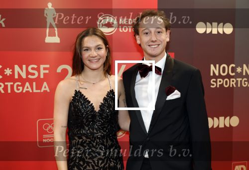 Arnhem 18 december 2024
Sportman van het jaar op Papendal. Sportgala. Angel Daleman  met vriend