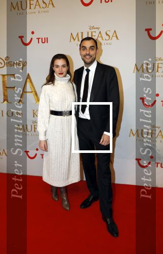 Amsterdam 17 december 2024
Premiere Mufasa (disney) in hotel l\'Europe. Bobbie Boermans met partner