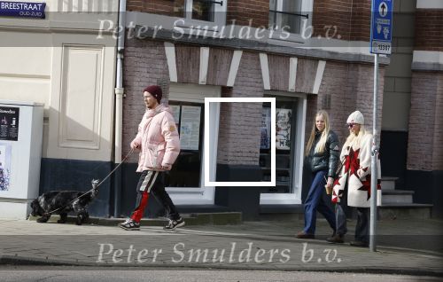 Amsterdam 11 maart 2023
Oud voetballer Poulsen van Ajax met vrouw en dochetr in Amsterdam.