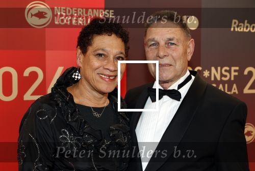 Arnhem 18 december 2024
Sportman van het jaar op Papendal. Sportgala. Enith Brigitha met partner