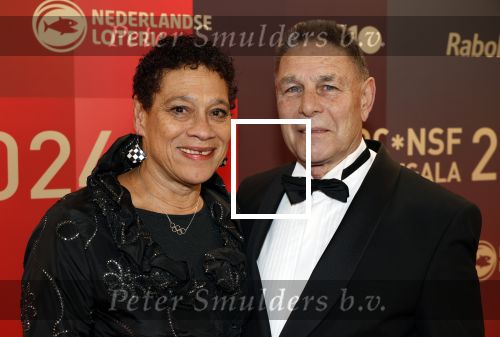 Arnhem 18 december 2024
Sportman van het jaar op Papendal. Sportgala. Enith Brigitha met partner