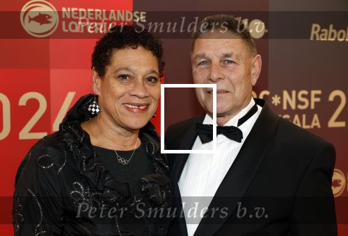 Arnhem 18 december 2024
Sportman van het jaar op Papendal. Sportgala. Enith Brigitha met partner