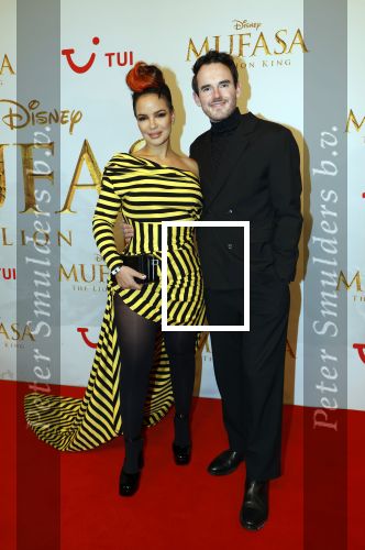 Amsterdam 17 december 2024
Premiere Mufasa (disney) in hotel l\'Europe. Eva Simons met partner