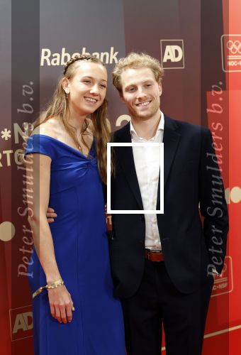 Arnhem 18 december 2024
Sportman van het jaar op Papendal. Sportgala. Femke Bol met partner