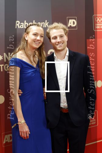Arnhem 18 december 2024
Sportman van het jaar op Papendal. Sportgala. Femke Bol met partner