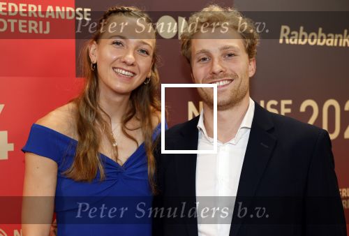 Arnhem 18 december 2024
Sportman van het jaar op Papendal. Sportgala.Femke Bol met partner